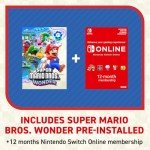 Nintendo Switch OLED (White) + Super Mario Bros. Code