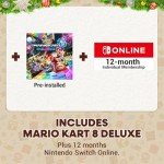 Nintendo Switch OLED (White) Bundle with Mario Kart 8