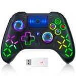 TURPOW Wireless RGB Game Controller for PS5/PS4