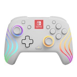 Nintendo Switch Afterglow Wave Wireless Controller - White