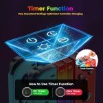 Switch Controller Charger Dock with RGB Lights