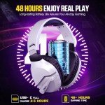 WolfLawS Wireless Gaming Headset - Noise Cancelling Microphone
