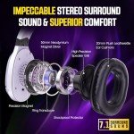 WolfLawS Wireless Gaming Headset - Noise Cancelling Microphone