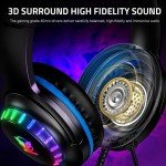 Pacrate RGB Wired Gaming Headset with Microphone