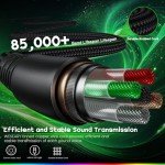 WESEARY Wired Gaming Headset with Noise Cancelling Mic