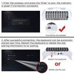 Bluetooth Game Chatpad Keyboard for PS5 Controllers