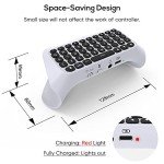 Bluetooth Game Chatpad Keyboard for PS5 Controllers