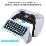 Bluetooth Game Chatpad Keyboard for PS5 Controllers