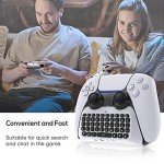 Bluetooth Game Chatpad Keyboard for PS5 Controllers