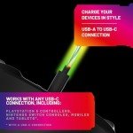 Light Up Twin Play & Charge Cables for PS5, Switch