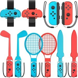 10-in-1 Nintendo Switch Sports Accessories Bundle