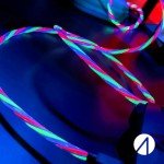 Light Up Twin Play & Charge Cables for PS5, Switch