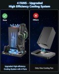 Lictin Cooling Stand with Dual Charger for Series X
