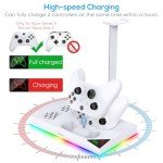 Gorixer Xbox Series S Dual Charging Stand & Fan