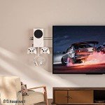 Hosanwell Xbox Series S Wall Mount Bundle Set