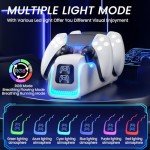 PS5 DualSense Edge Controller Charging Dock with LED