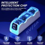 PS5 DualSense Edge Controller Charging Dock with LED