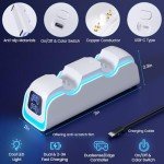 PS5 DualSense Edge Controller Charging Dock with LED