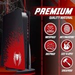 PS5 Black Faceplate Replacement - Spider Design