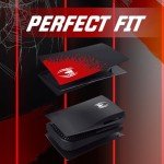 PS5 Black Faceplate Replacement - Spider Design