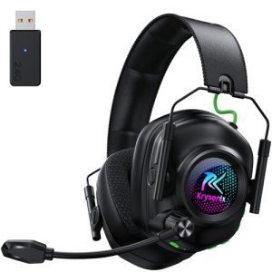 Krysenix KGH2 Wireless Gaming Headset with Microphone