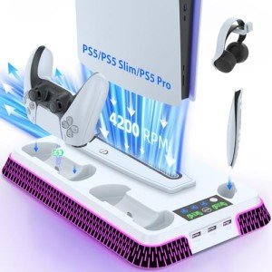 Lictin PS5 Stand and Cooling Station Charger