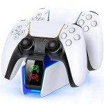 HASACOOL PS5 Dualsense Controller Fast Charger Dock