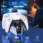 HASACOOL PS5 Dualsense Controller Fast Charger Dock