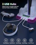 Lictin PS5 Stand and Cooling Station Charger