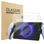 3 Pack Tempered Glass Screen Protectors for PS5 Portal