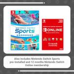 Nintendo Switch Neon Red/Blue with 12 Month Online Code
