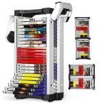Universal Video Game Storage Tower with Controller Holders