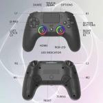 Subsonic Black Wireless PS5 Controller with Paddles