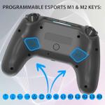 Subsonic Black Wireless PS5 Controller with Paddles