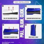 Cobalt Blue PS5 Slim Faceplate Replacement Shell