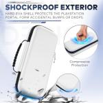 Ivoler Portable Case for PS5 Remote – White
