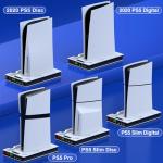 PS5 Vertical Stand with Cooling Fan & Charging Station