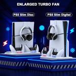 HEYLICOOL PS5 Slim Stand and Cooling Station