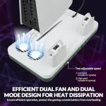PS5 Slim Cooling Stand with Dual Controller Charger