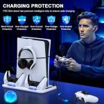 HEYLICOOL PS5 Slim Stand and Cooling Station