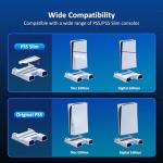 NexiGo PS5 Vertical Stand with Headset & Game Rack