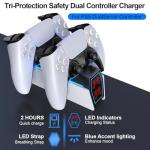 PS5 Fast Charging Station with LED Light