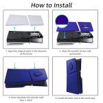 McBazel Blue PS5 Slim Faceplate Replacement Panel
