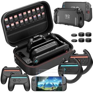 Nintendo Switch 2 Accessories Bundle with Case