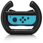 Black Racing Wheel Grips for Nintendo Switch Joy-Con