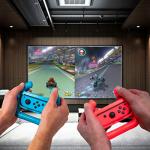 Black Racing Wheel Grips for Nintendo Switch Joy-Con