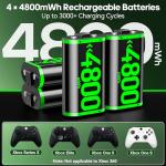 OIVO Xbox Controller Rechargeable Battery Pack Kit