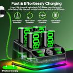 OIVO Xbox Controller Rechargeable Battery Pack Kit