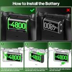 OIVO Xbox Controller Rechargeable Battery Pack Kit