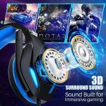 Stynice Wired Gaming Headset with Noise Cancelling Mic